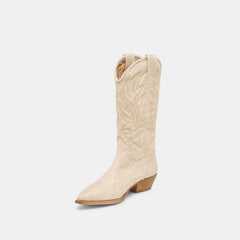 Tanner Bone Fabric Boots / Dolce Vita