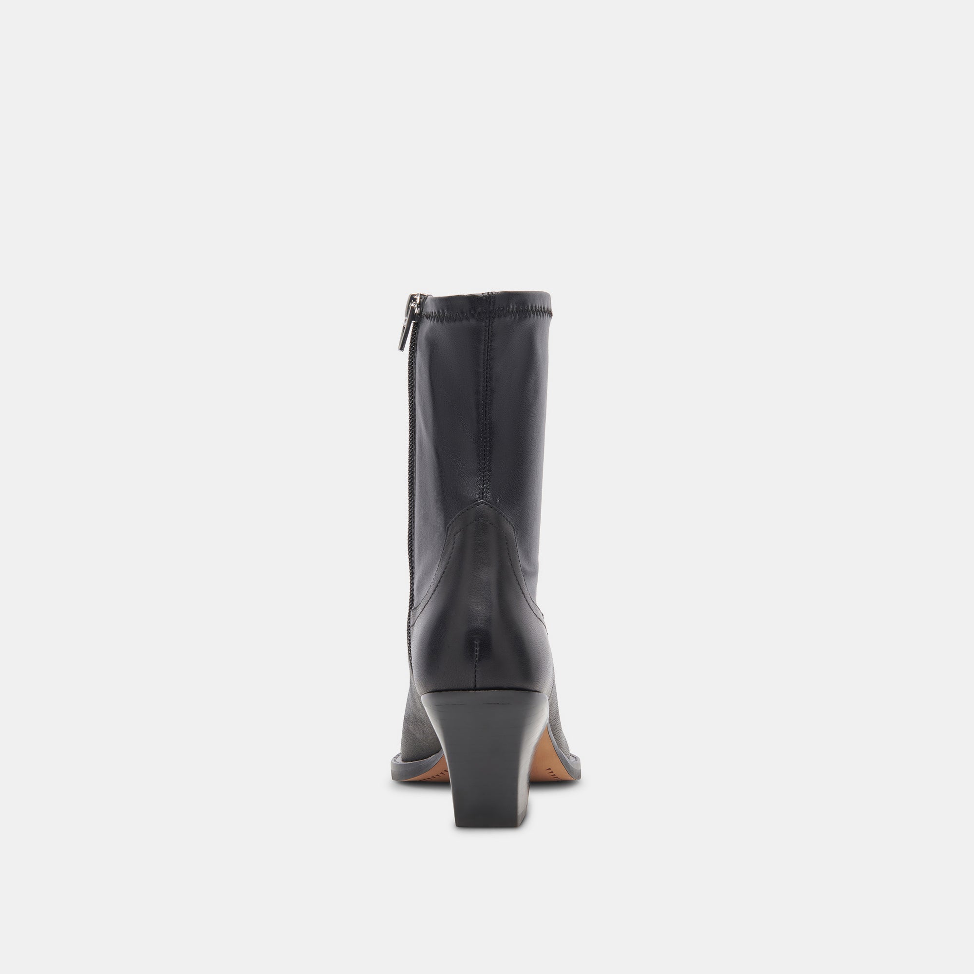 Rutger Boots Black Leather | Women's Black Leather Mid-Ankle Boots
 – Dolce Vita / Dolce Vita