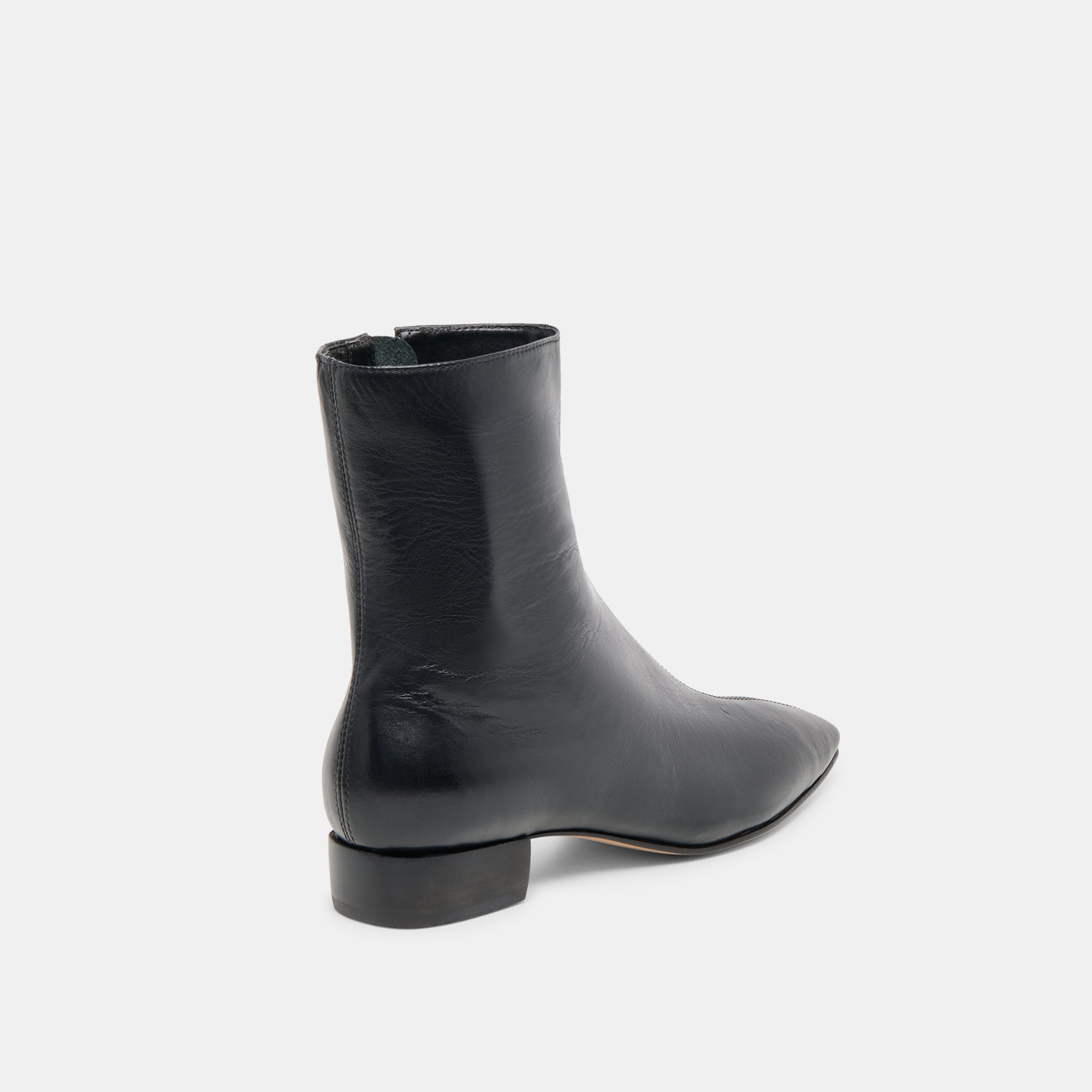 Tarine Black Leather Booties / Dolce Vita