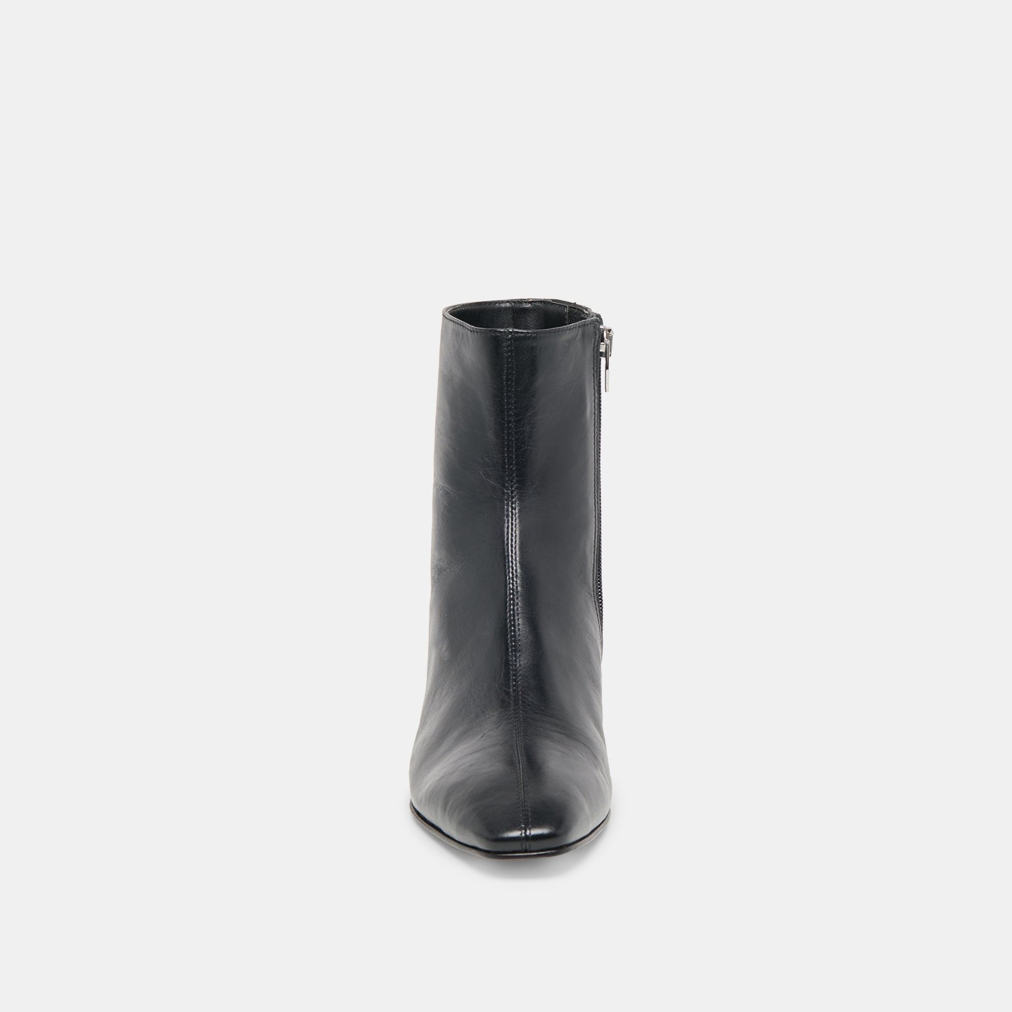 Tarine Black Leather Booties / Dolce Vita