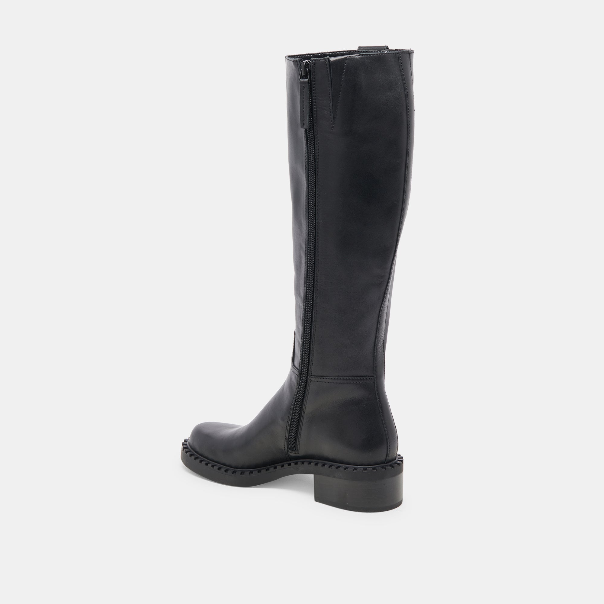 Glory H2O Waterproof Black Leather Extra Wide Calf Boots / Dolce Vita
