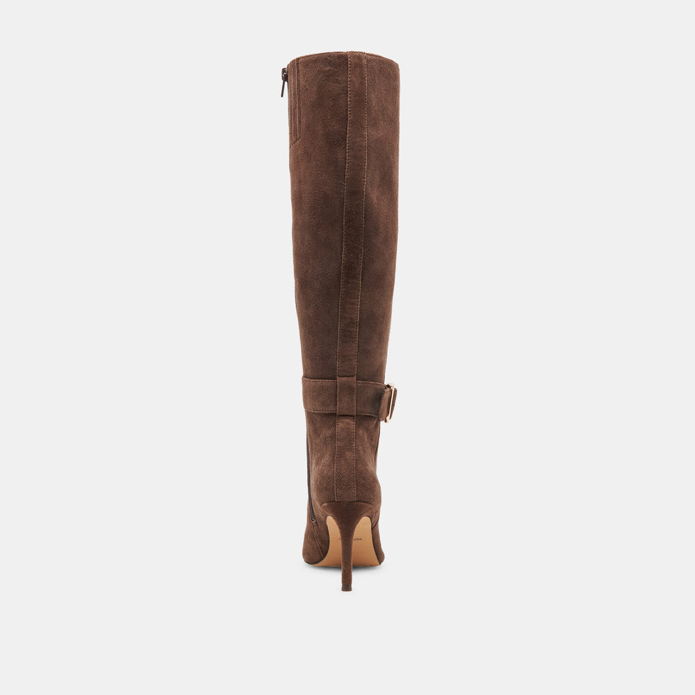 KINZY BOOTS DK BROWN SUEDE
 – Dolce Vita / Dolce Vita