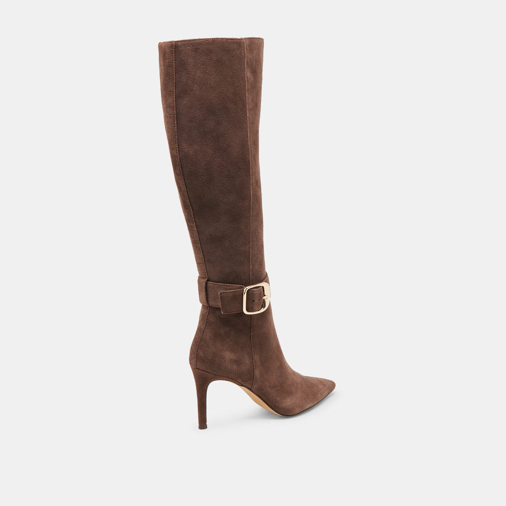 KINZY BOOTS DK BROWN SUEDE
 – Dolce Vita / Dolce Vita