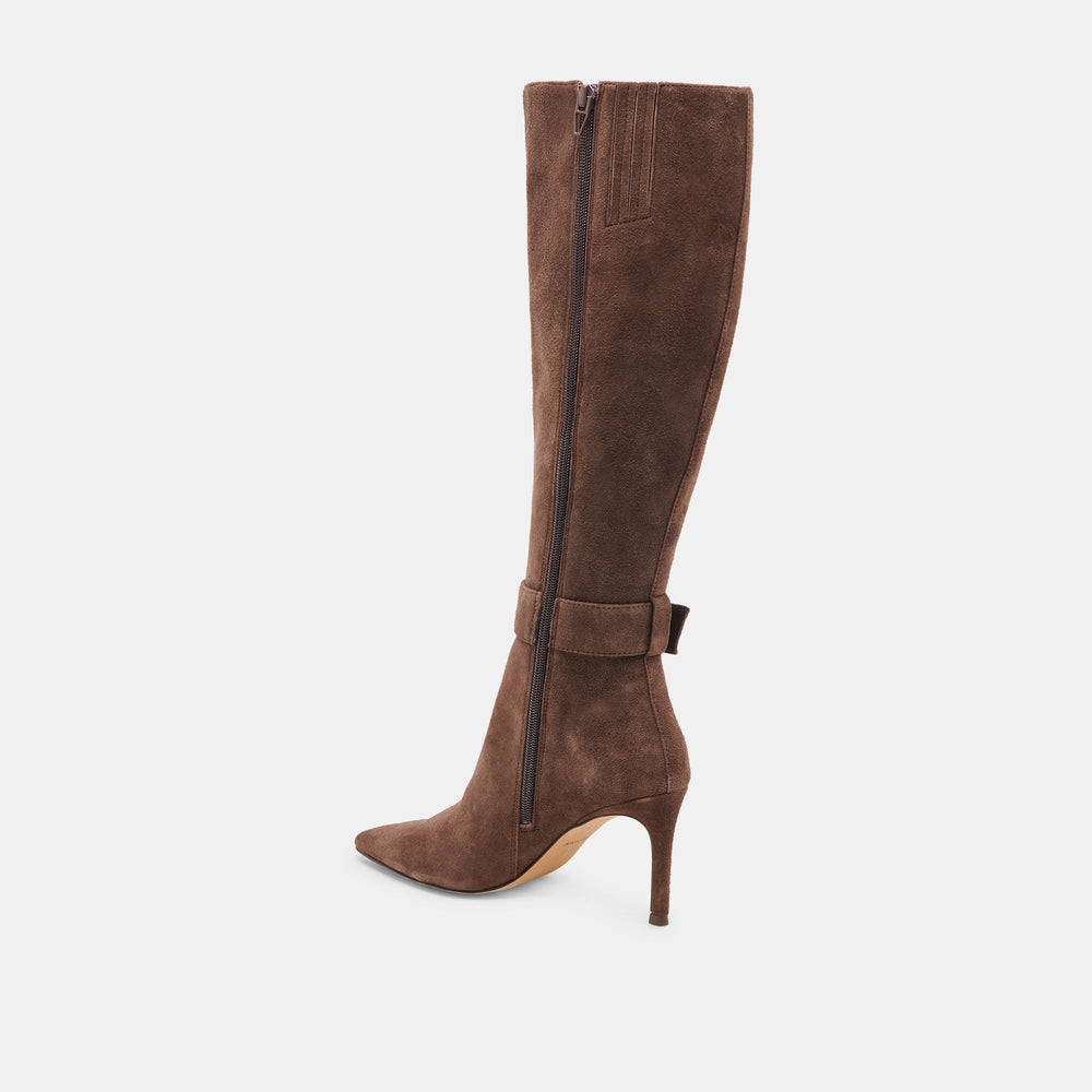 KINZY BOOTS DK BROWN SUEDE
 – Dolce Vita / Dolce Vita