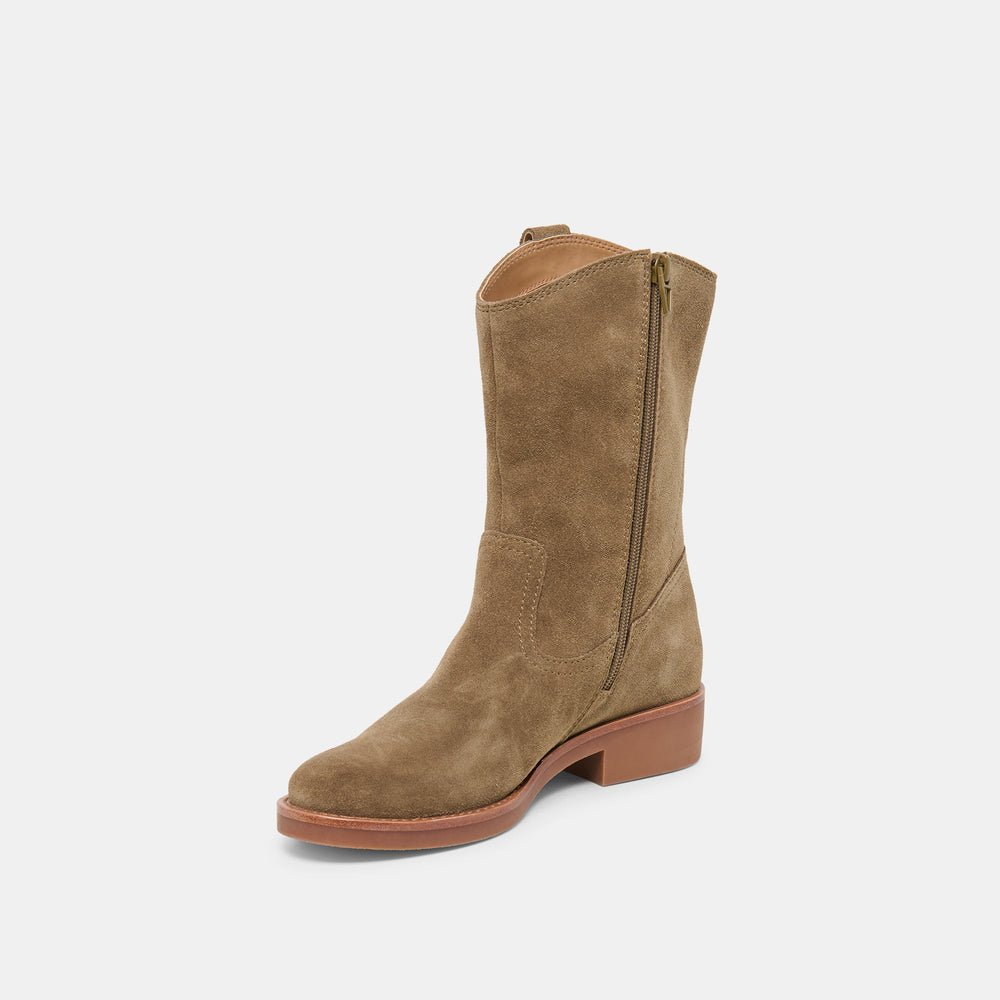 Haline H2O Olive Suede Waterproof Boots / Dolce Vita