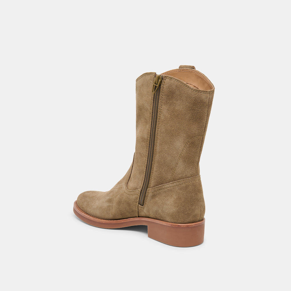 Haline H2O Olive Suede Waterproof Boots / Dolce Vita
