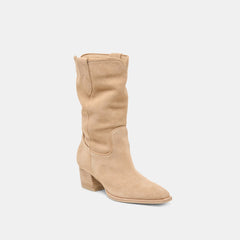 Vergil Camel Suede Boots / Dolce Vita