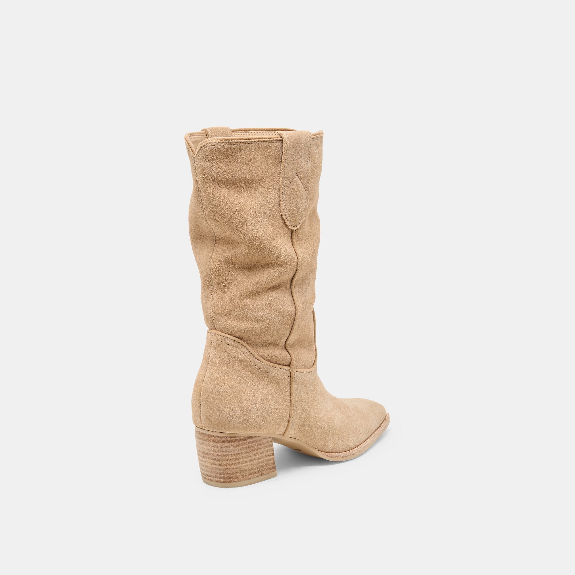 Vergil Camel Suede Boots / Dolce Vita