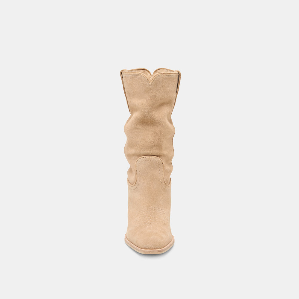 Vergil Camel Suede Boots / Dolce Vita