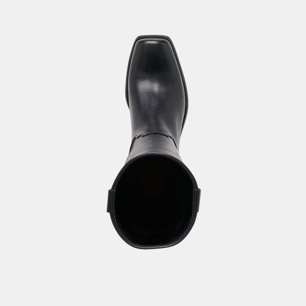 Romie Black Leather Boots / Dolce Vita