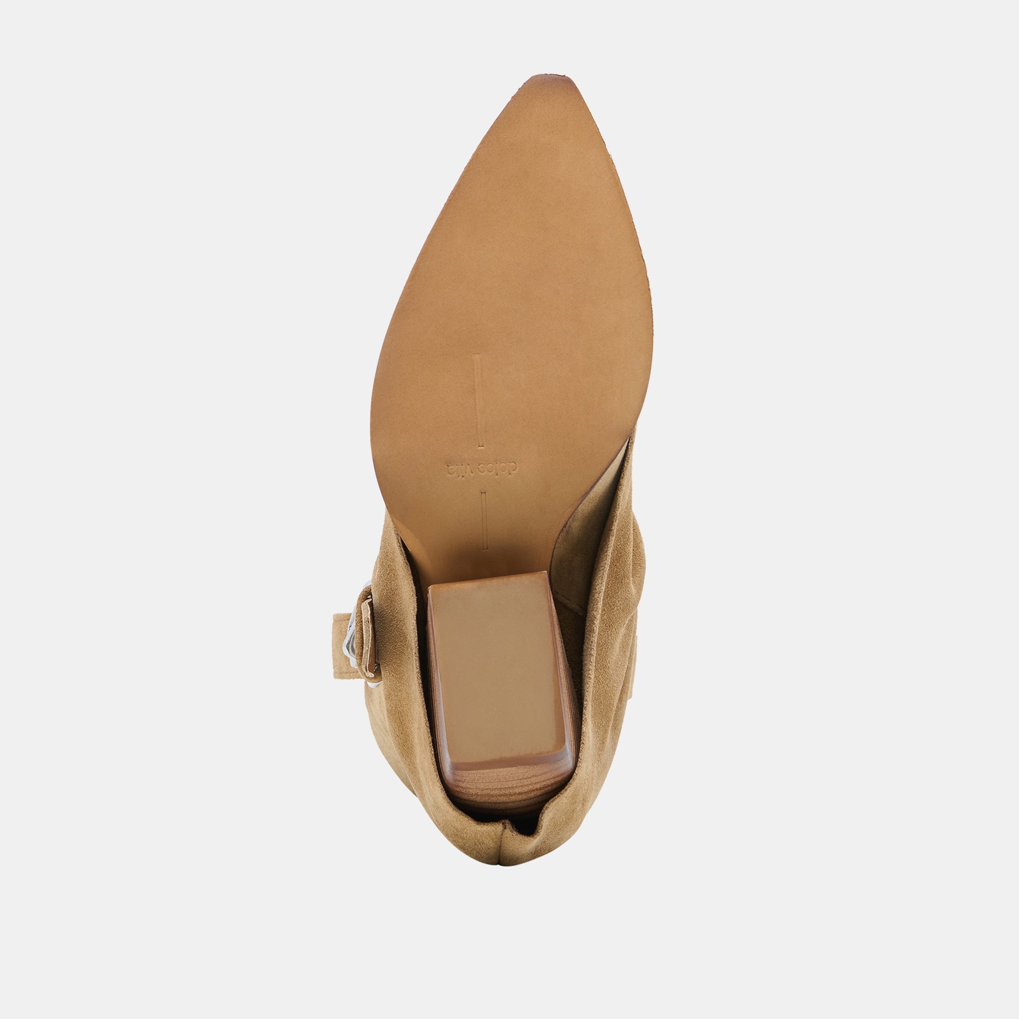ROGUE Camel Suede Mid-Calf Western Slouch Boots / Dolce Vita