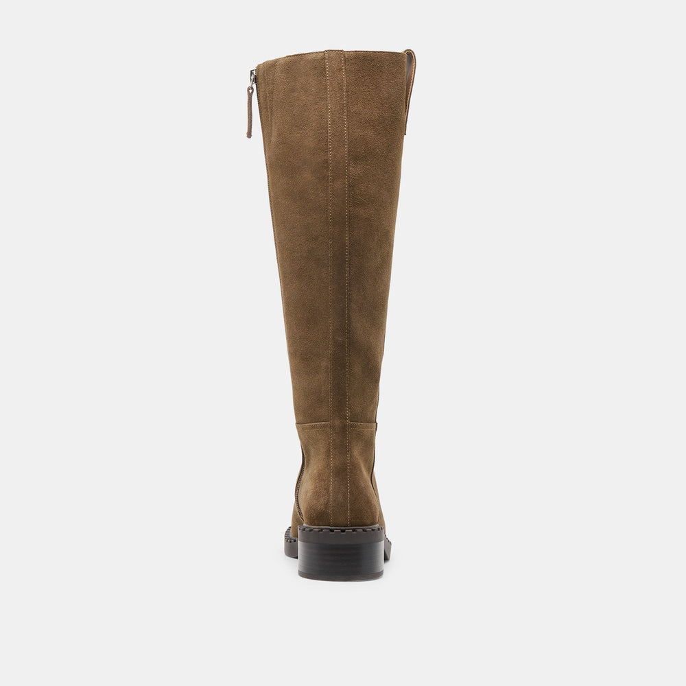 Glory H2O Waterproof Olive Suede Boots / Dolce Vita