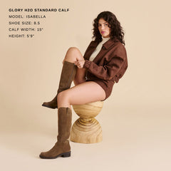 Glory H2O Waterproof Olive Suede Boots / Dolce Vita