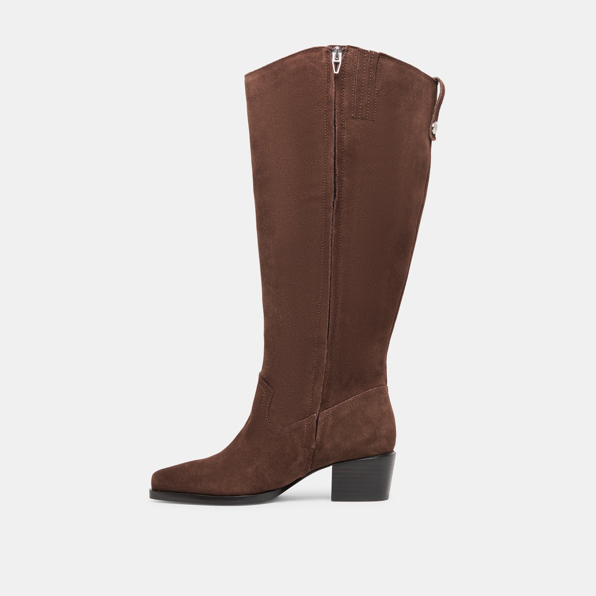 Virona H2O Waterproof Dk Brown Suede Extra Wide Calf Boots / Dolce Vita