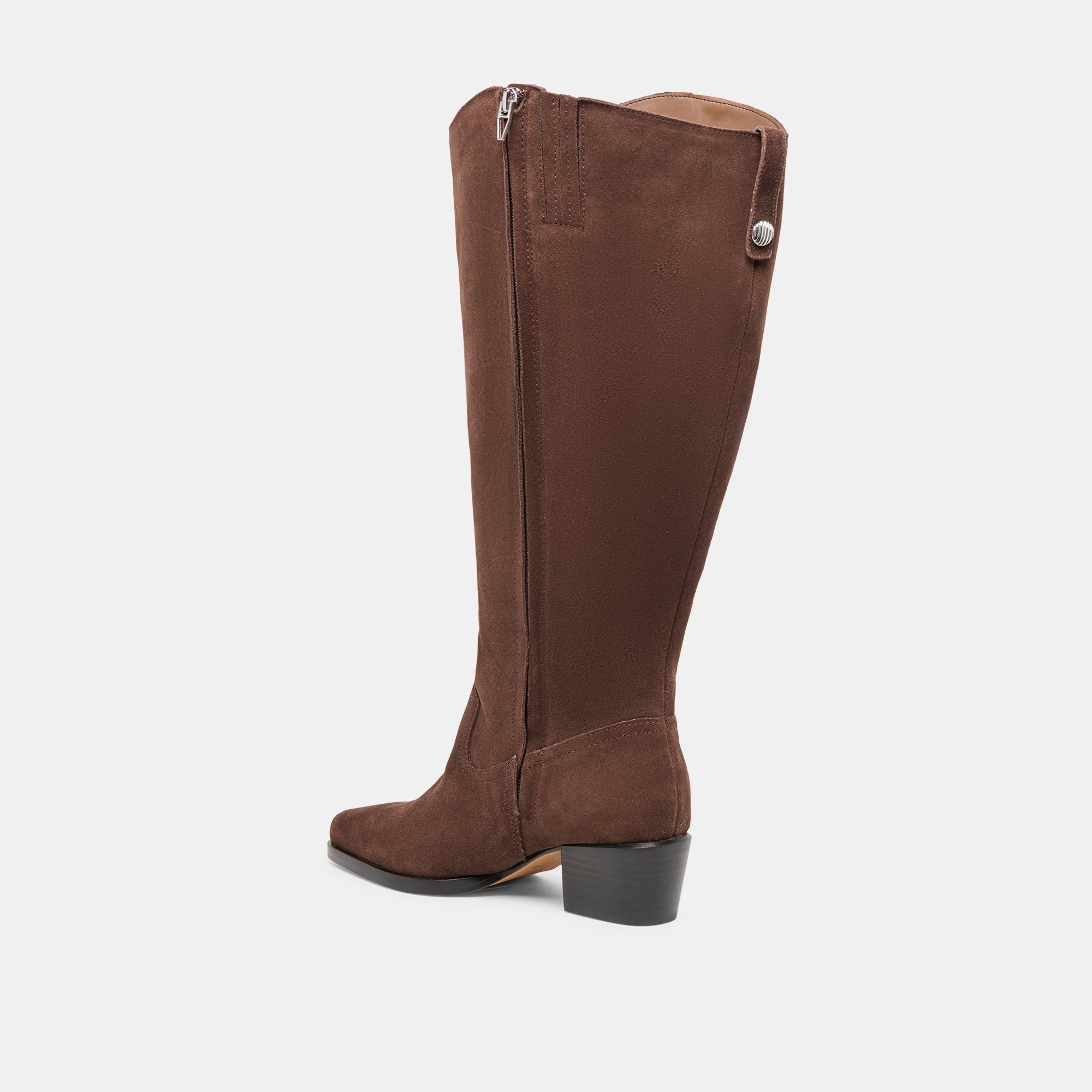 Virona H2O Waterproof Dk Brown Suede Extra Wide Calf Boots / Dolce Vita