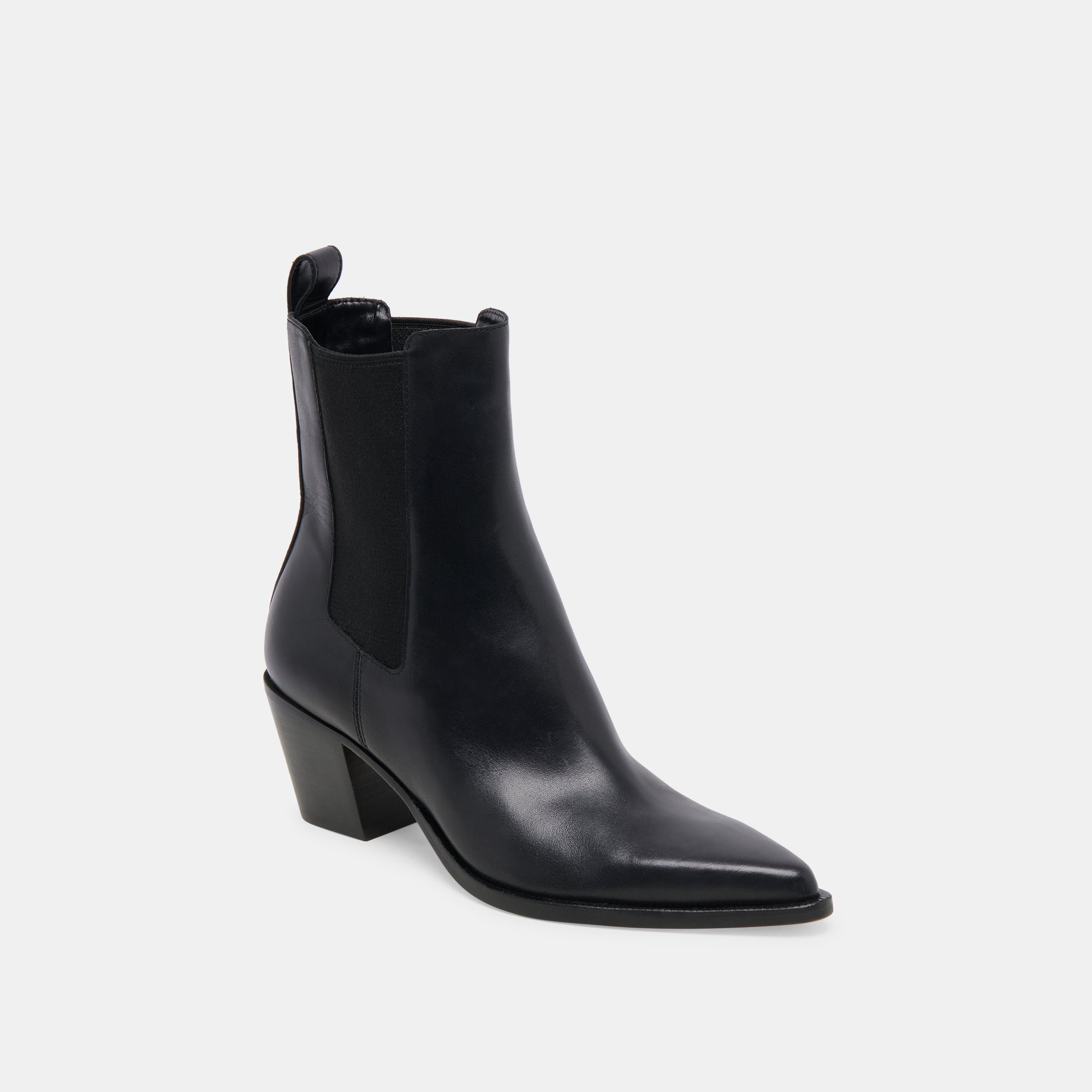 SHADIE H2O WIDE BOOTIES BLACK LEATHER
 – Dolce Vita / Dolce Vita