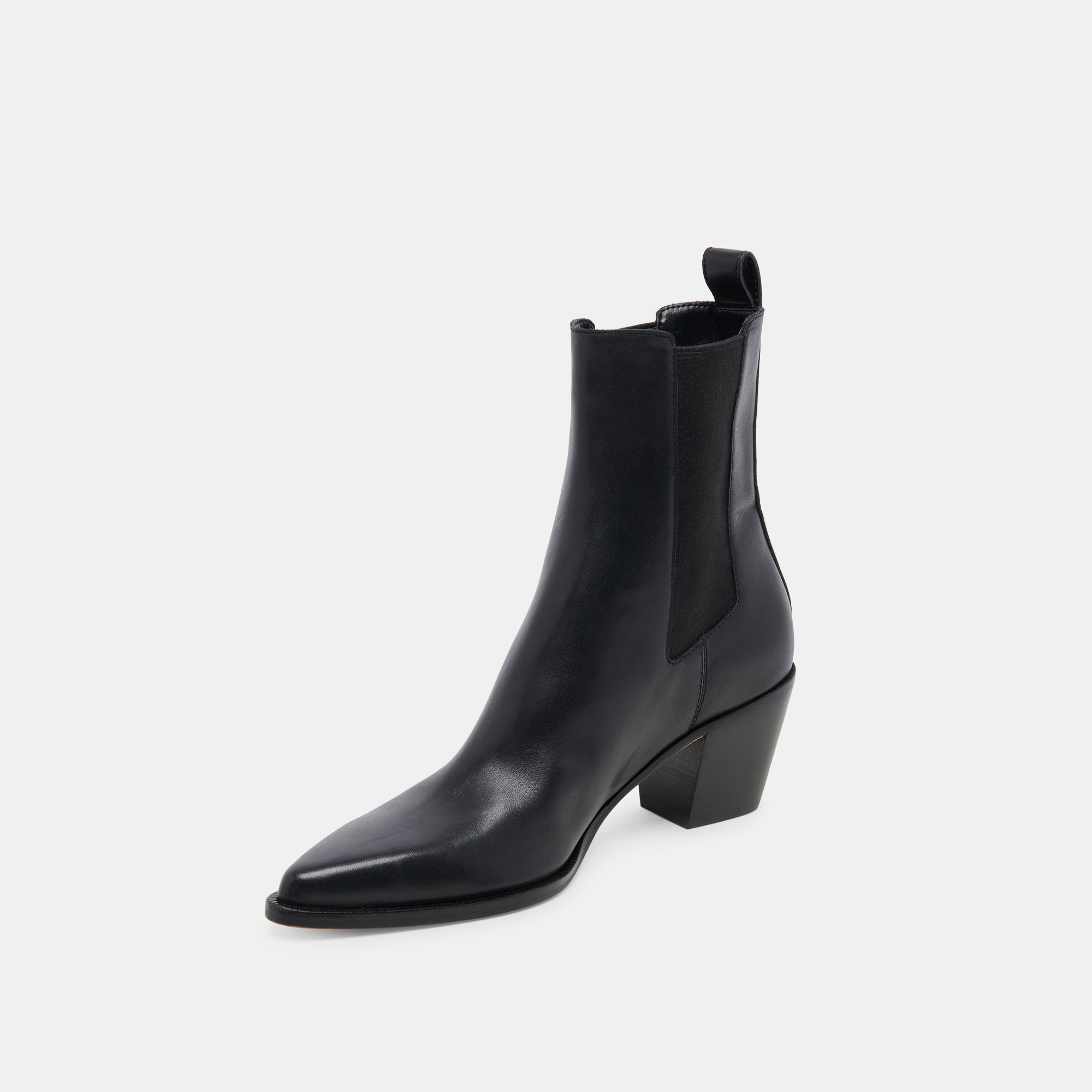 SHADIE H2O WIDE BOOTIES BLACK LEATHER
 – Dolce Vita / Dolce Vita