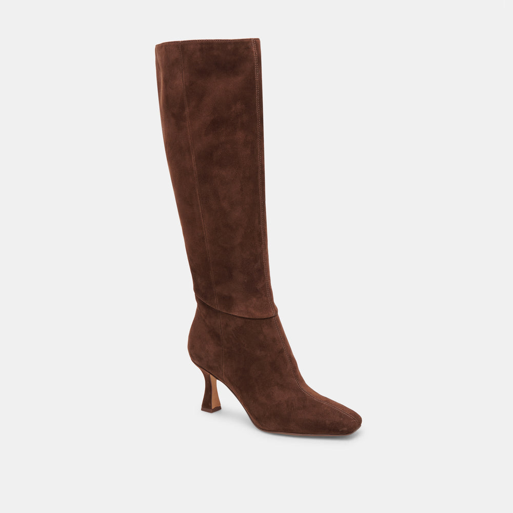 Gyra Extra Wide Calf Brown Suede Boots | Suede Wide Calf Boots
 – Dolce Vita / Dolce Vita