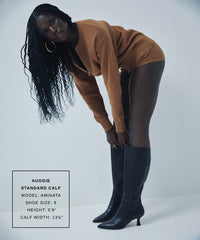 Auggie Black Leather Boots / Dolce Vita