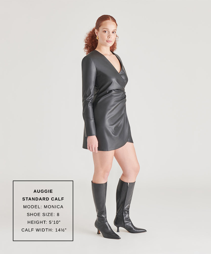 Auggie Black Leather Boots / Dolce Vita