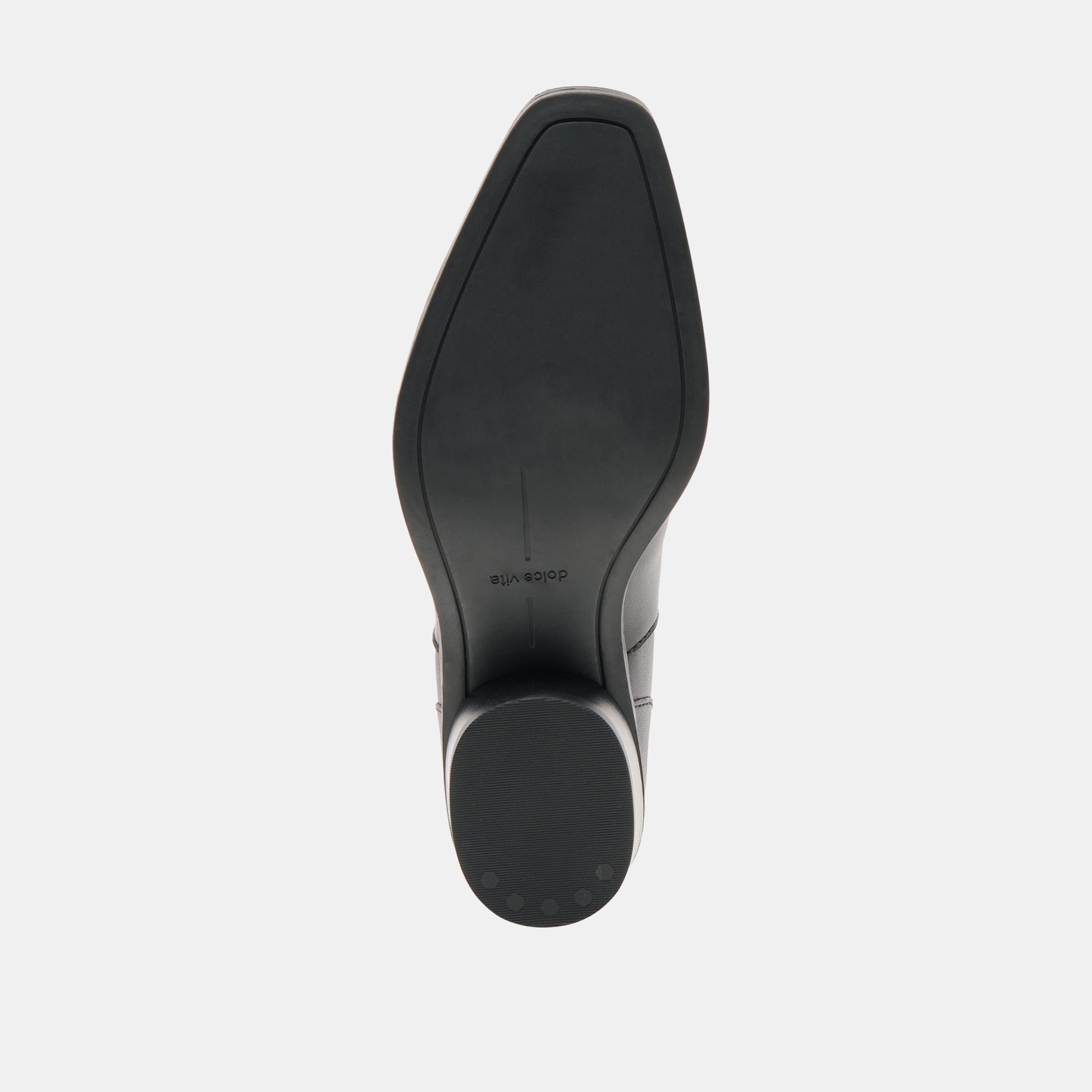 Faint H2O Waterproof Black Leather Booties / Dolce Vita