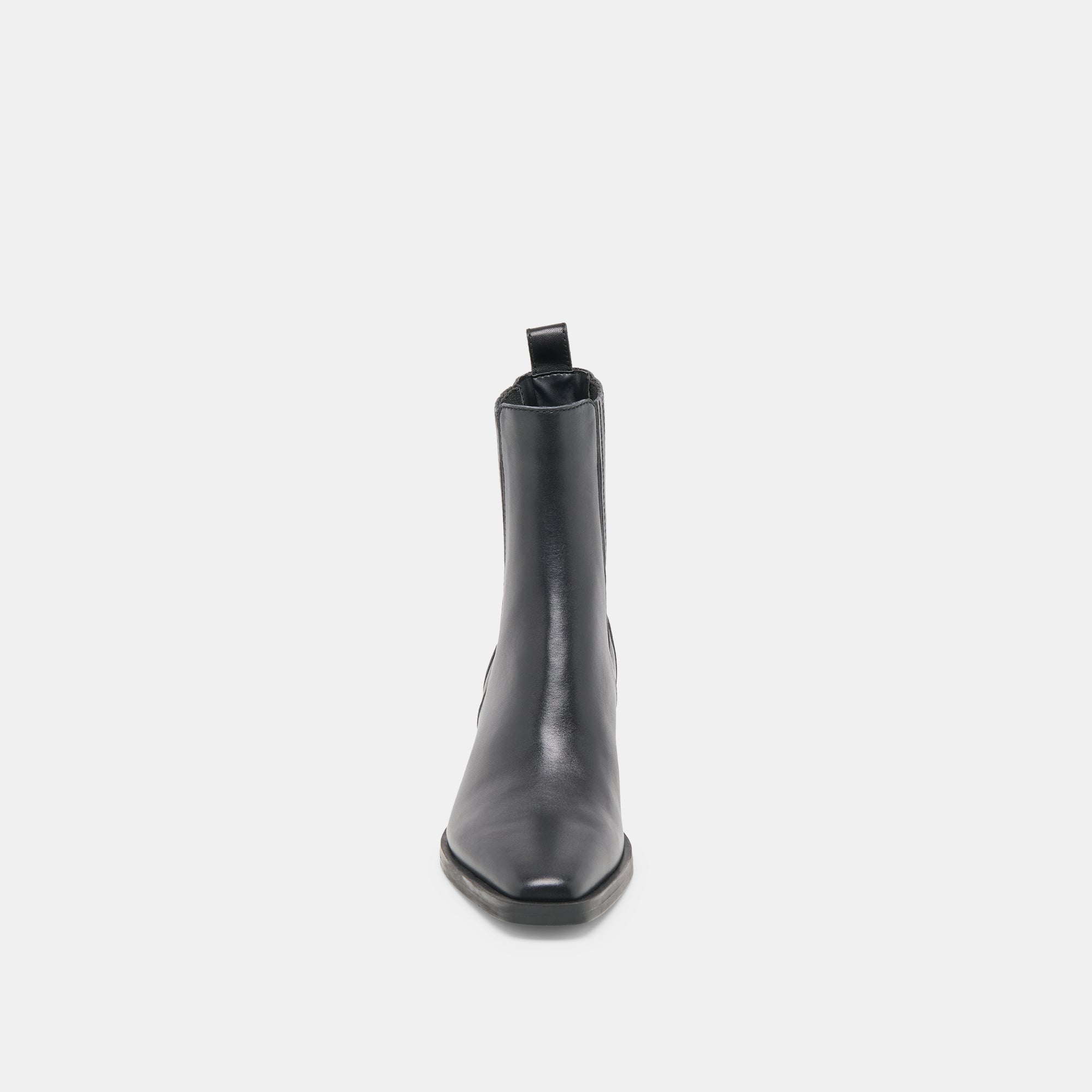 Faint H2O Waterproof Black Leather Booties / Dolce Vita