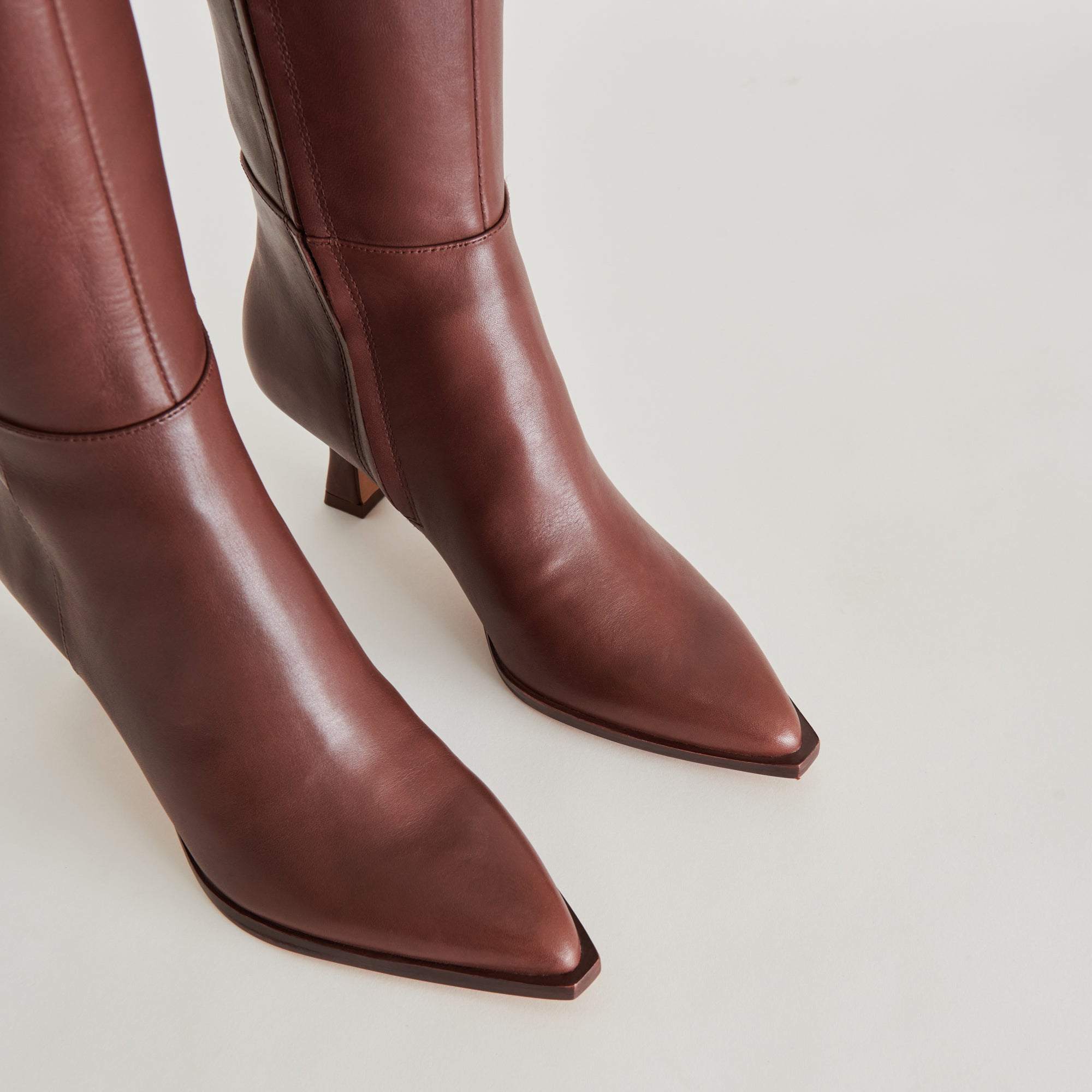 Auggie Boots | Chocolate Leather Boots by Dolce Vita / Dolce Vita