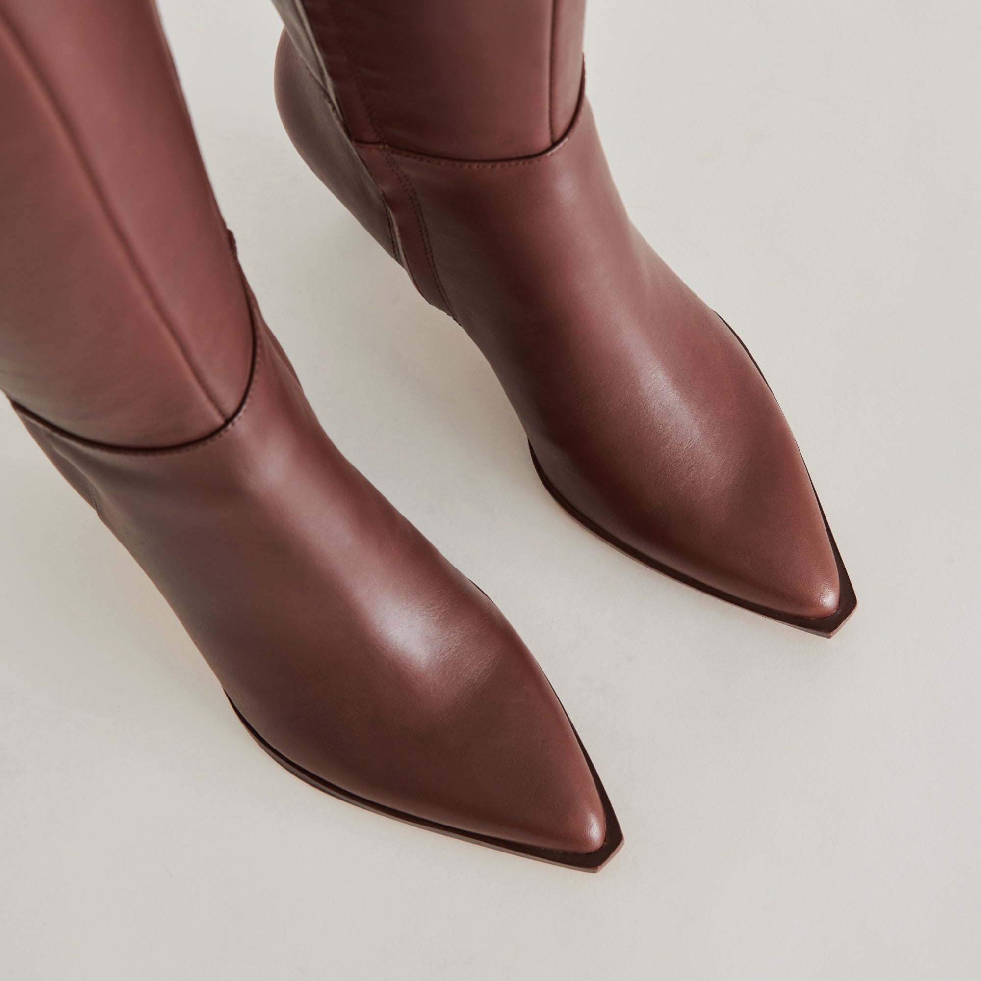 Auggie Boots | Chocolate Leather Boots by Dolce Vita / Dolce Vita