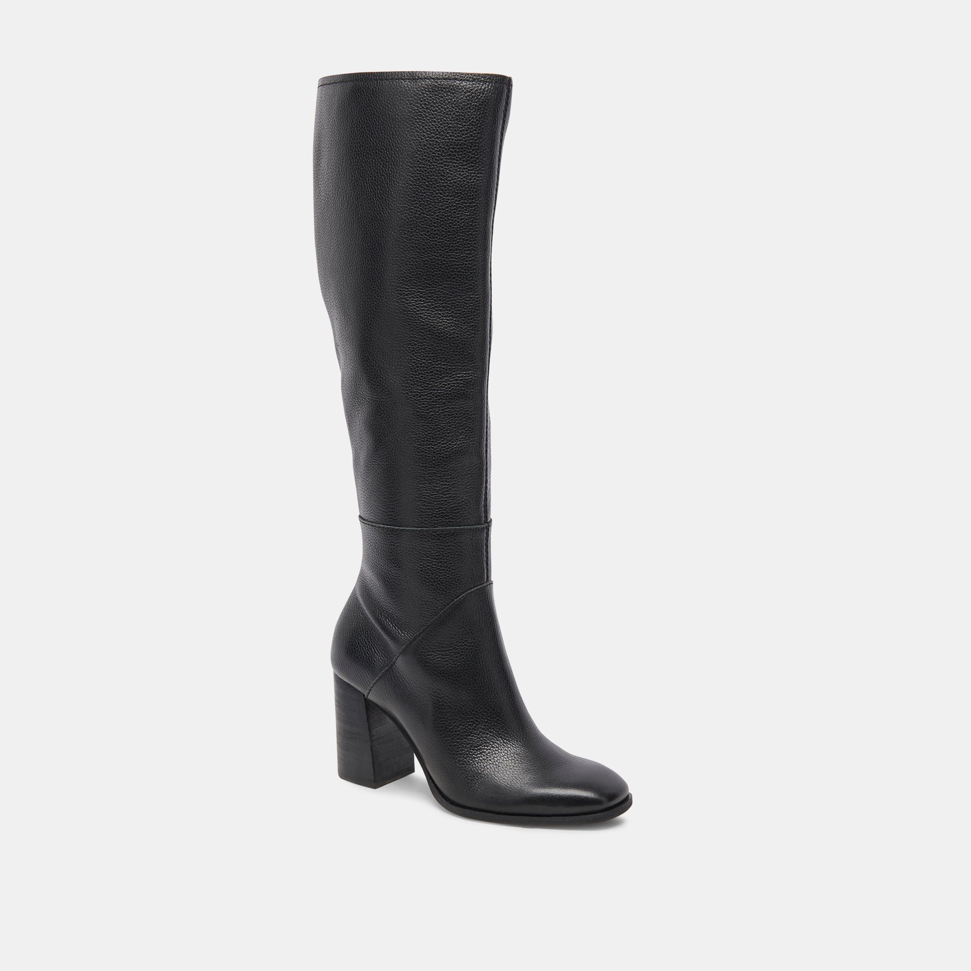 Fynn Boots Onyx Leather | Knee-High Onyx Leather Boots
 – Dolce Vita / Dolce Vita