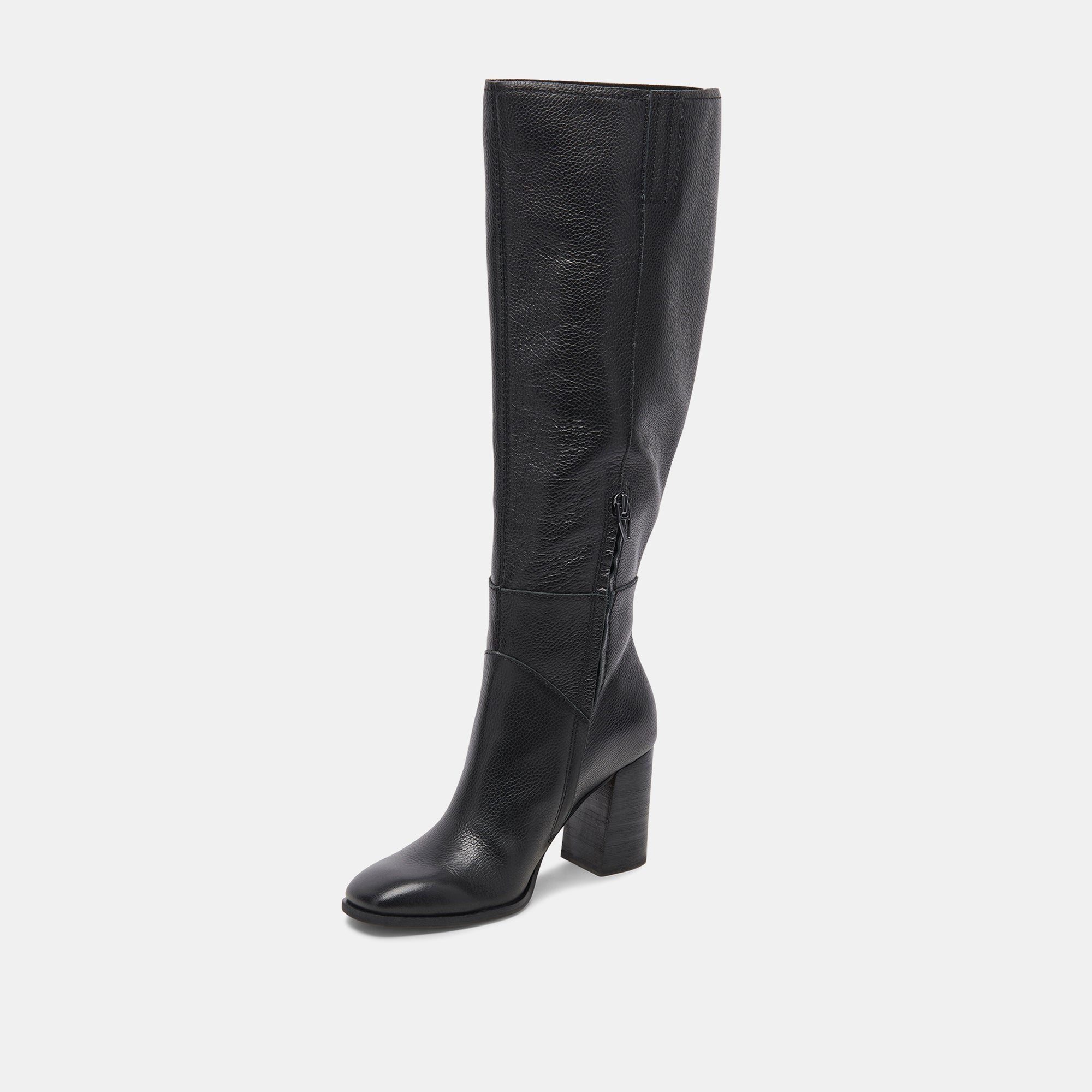 Fynn Boots Onyx Leather | Knee-High Onyx Leather Boots
 – Dolce Vita / Dolce Vita