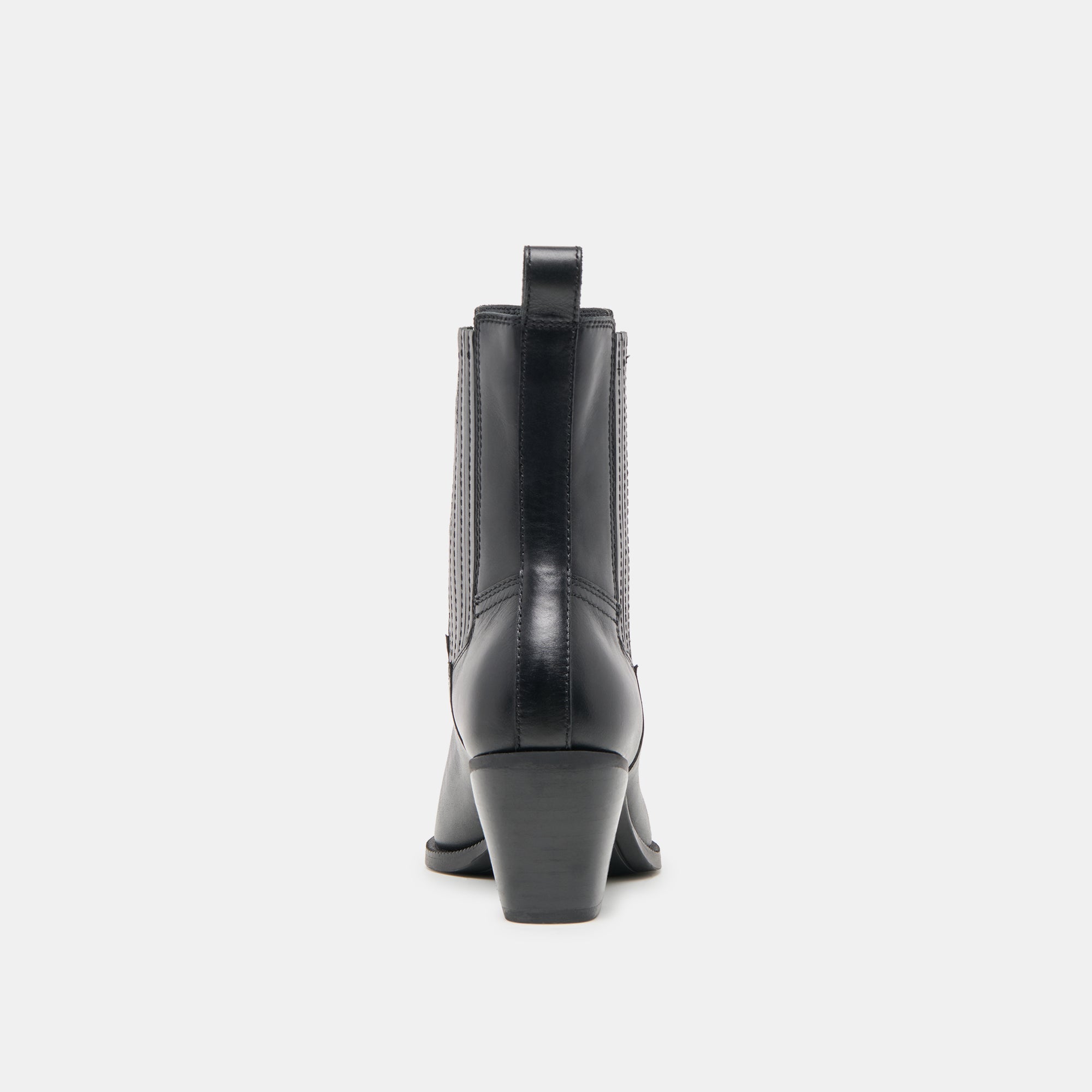 Slim Black Leather Booties / Dolce Vita
