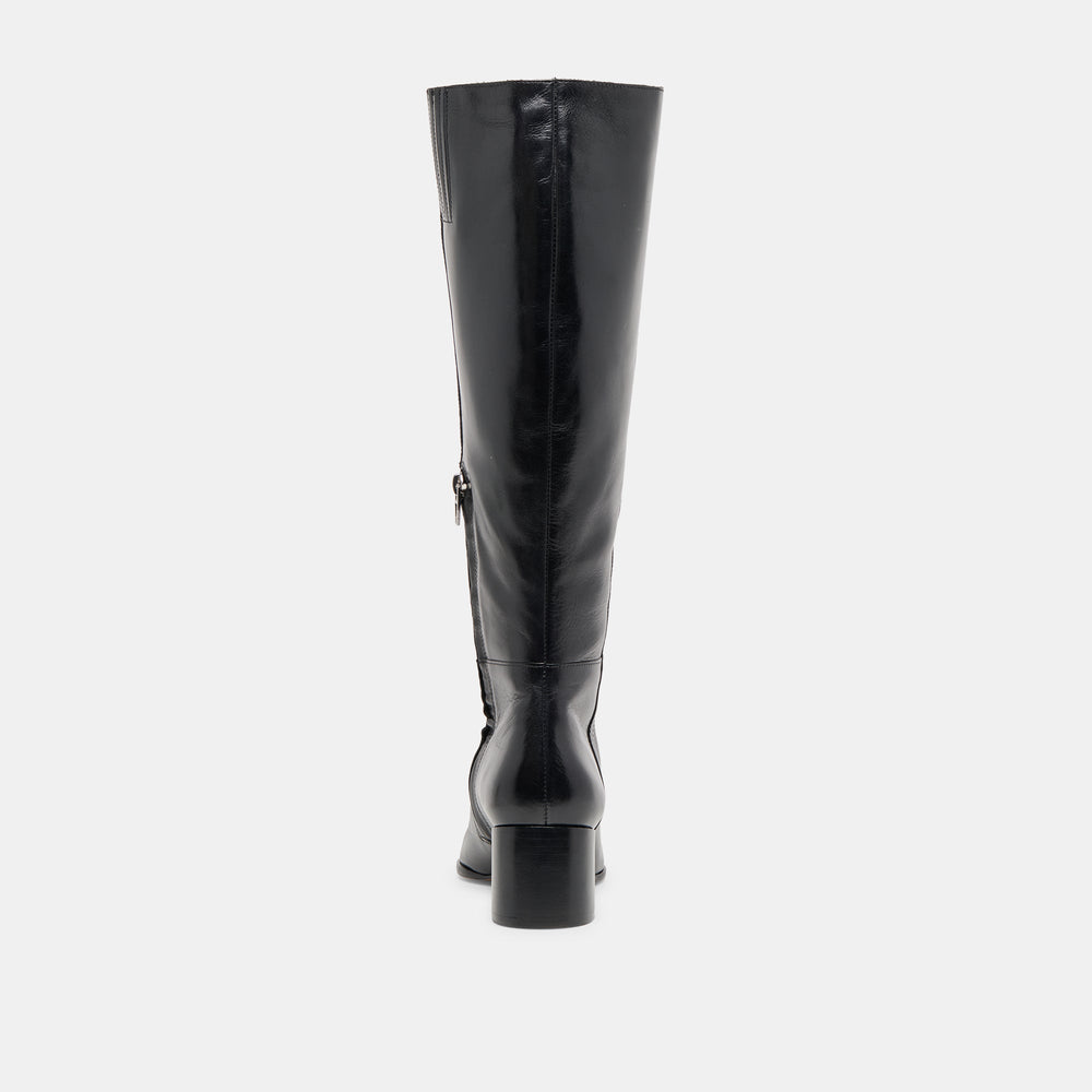 Kirson Black Leather Boots / Dolce Vita