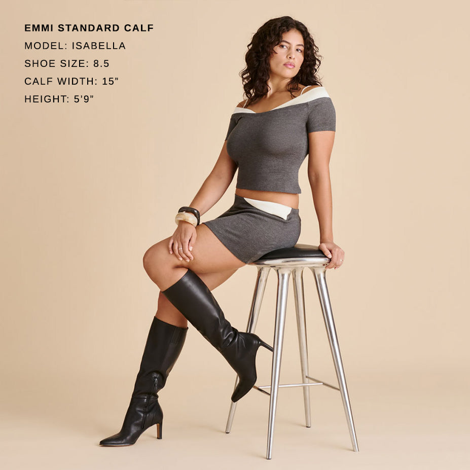 Emmi Black Leather Boots / Dolce Vita