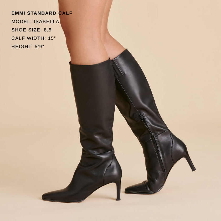 Emmi Black Leather Boots / Dolce Vita