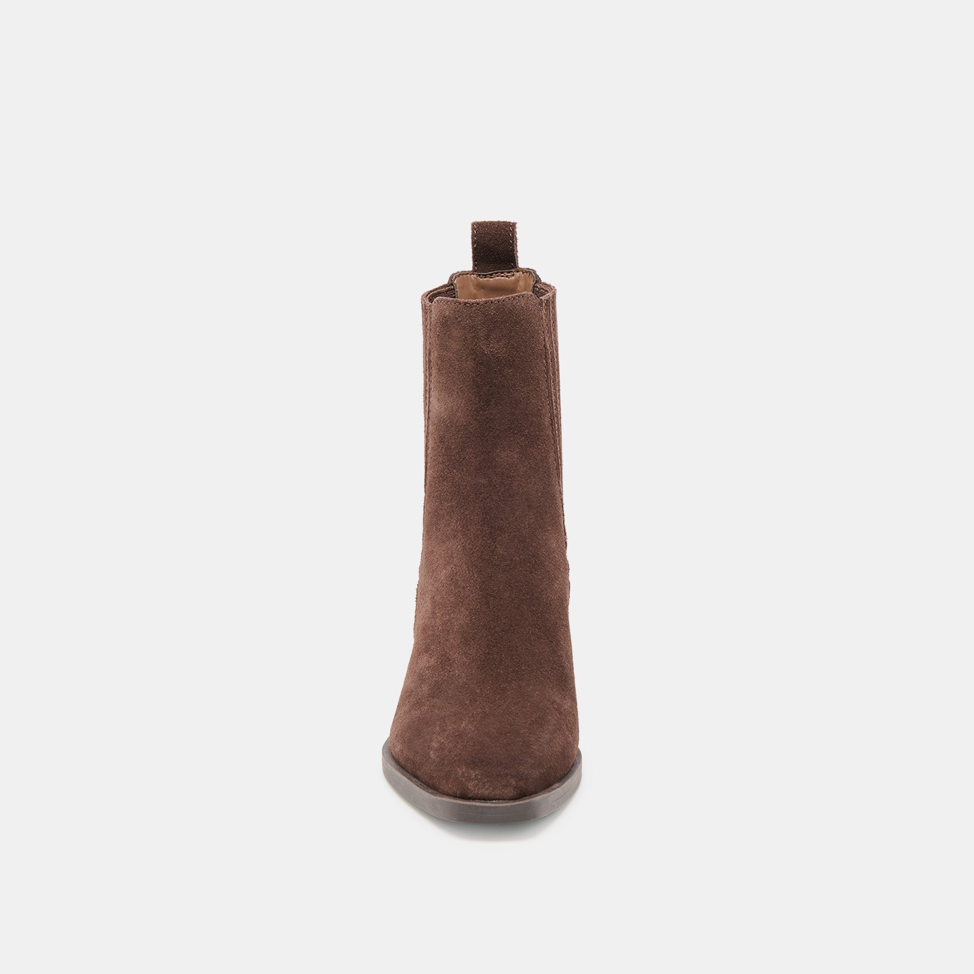 Faint H2O Waterproof Dk Brown Suede Booties / Dolce Vita