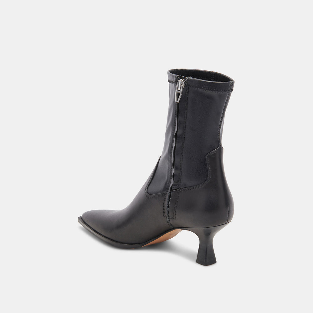 Arya Black Leather Boots / Dolce Vita
