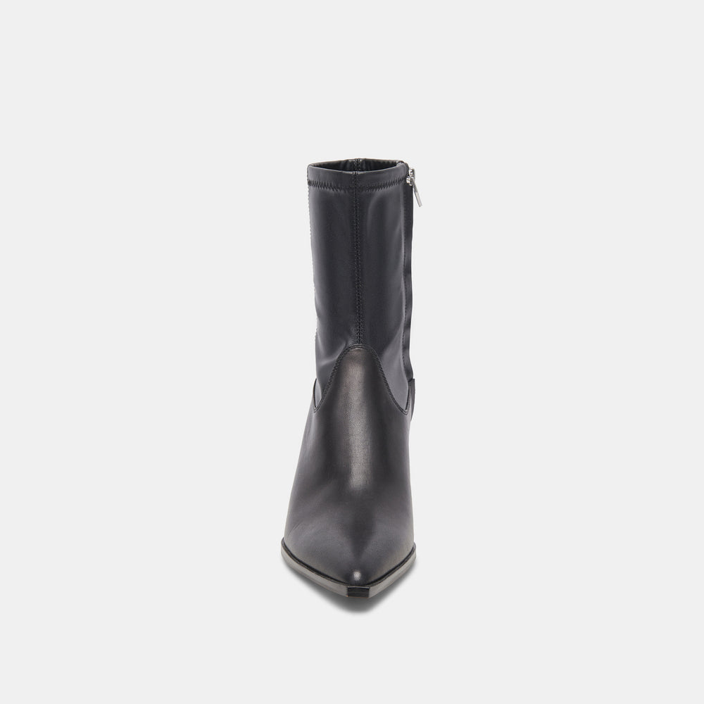 Arya Black Leather Boots / Dolce Vita