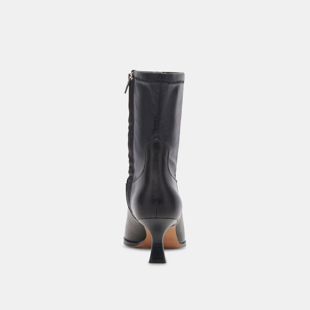 Arya Black Leather Boots / Dolce Vita