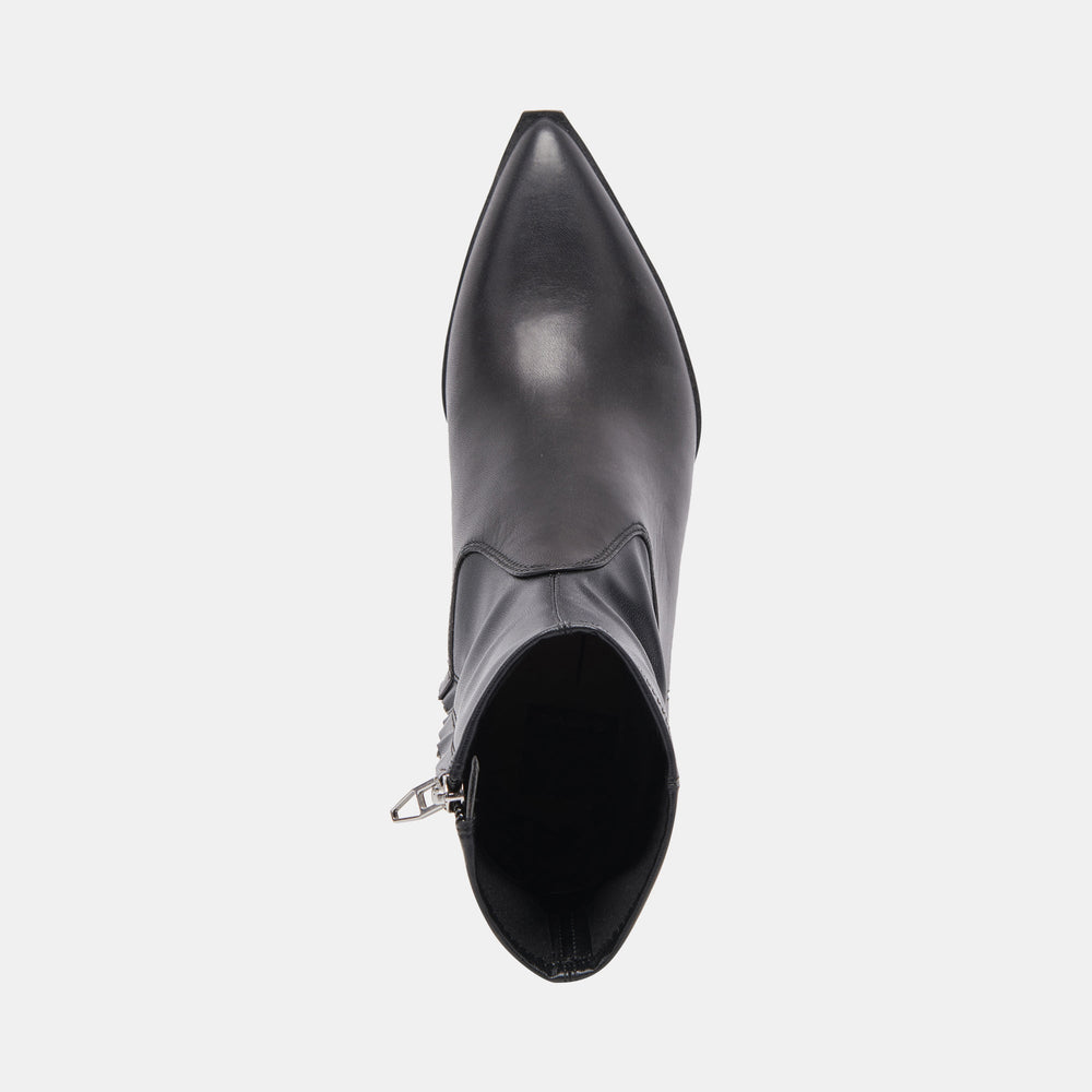 Arya Black Leather Boots / Dolce Vita