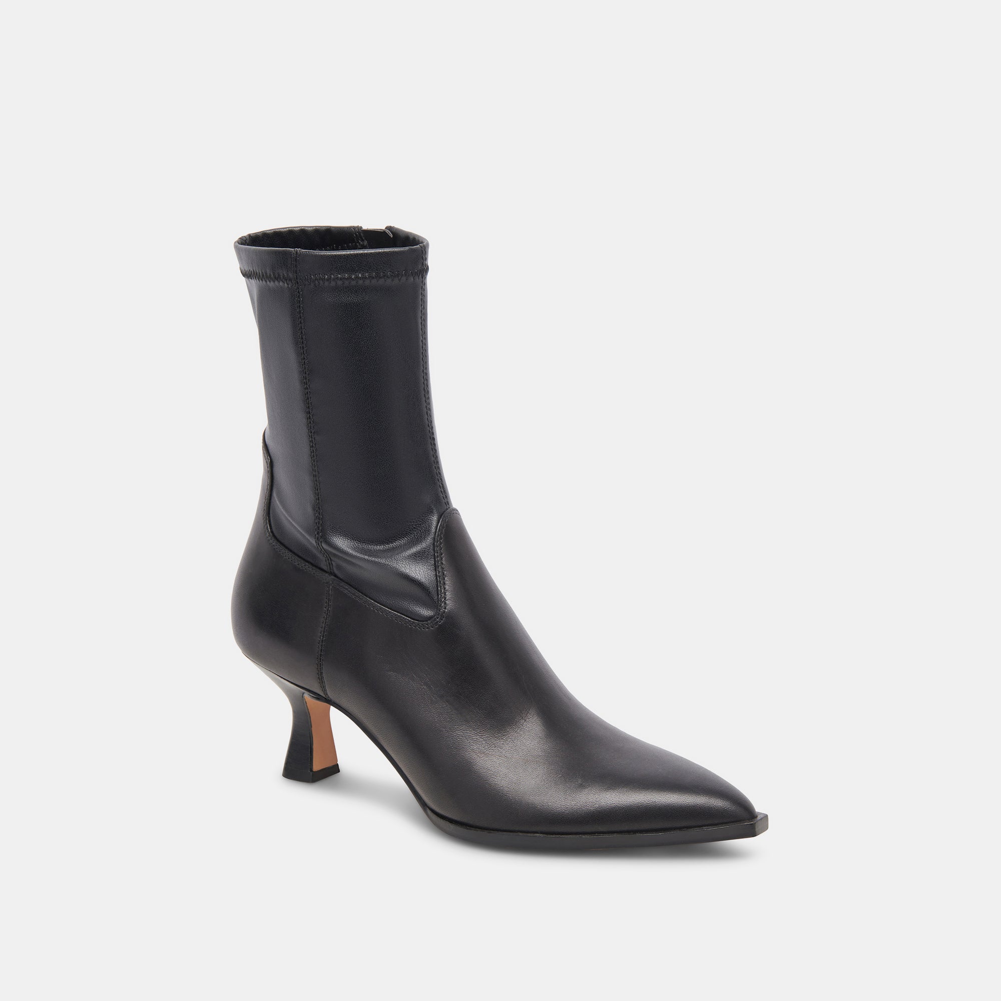Arya Black Leather Boots / Dolce Vita