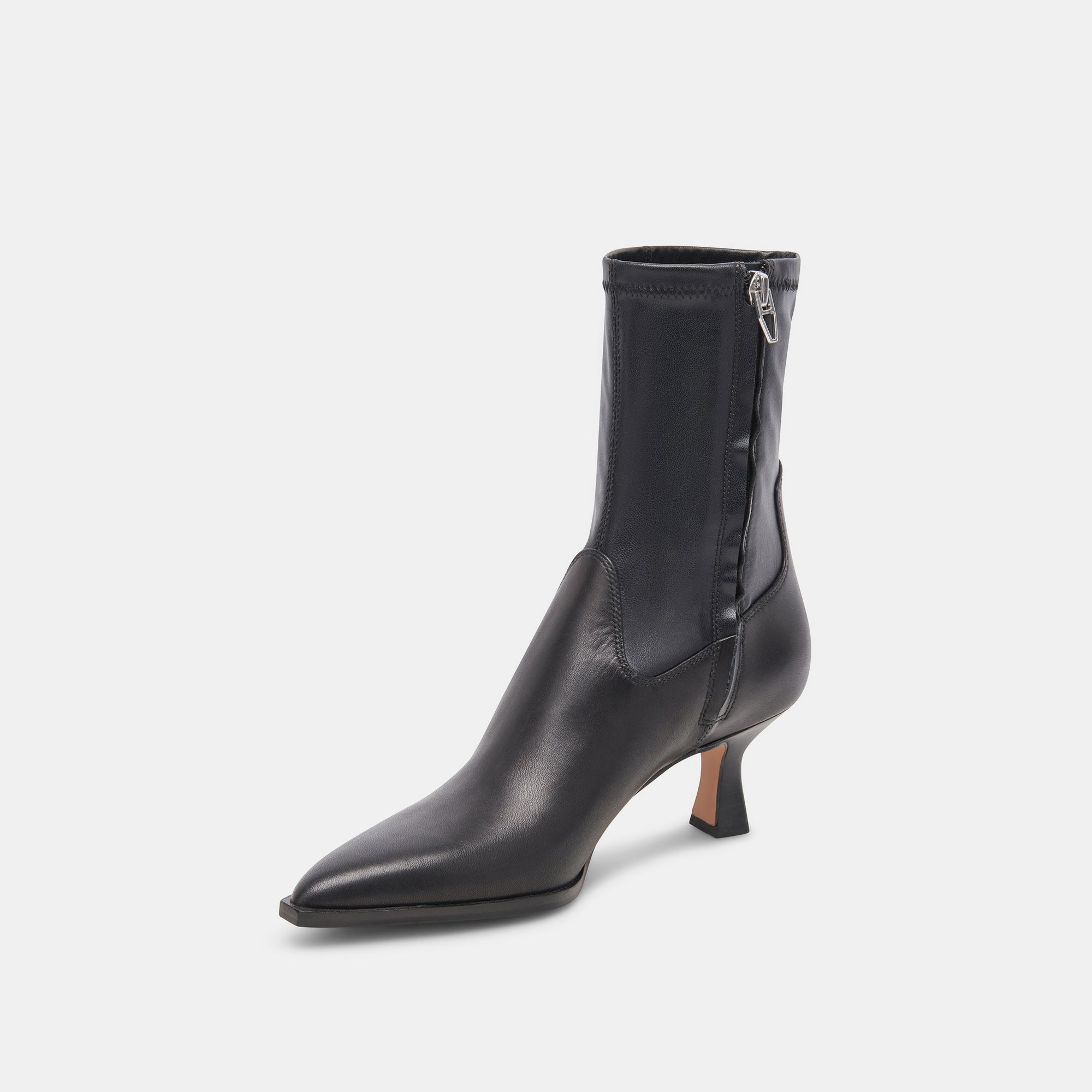 Arya Black Leather Boots / Dolce Vita