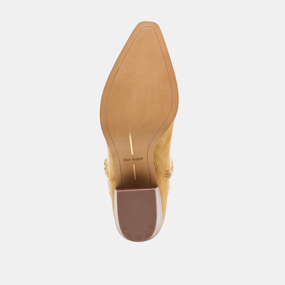 Vila Caramel Suede Boots / Dolce Vita