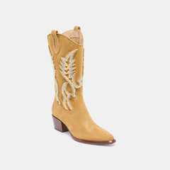 Vila Caramel Suede Boots / Dolce Vita