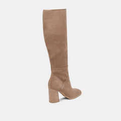 FYNN Boots Truffle Suede | Knee-High Truffle Suede Boots
 – Dolce Vita / Dolce Vita