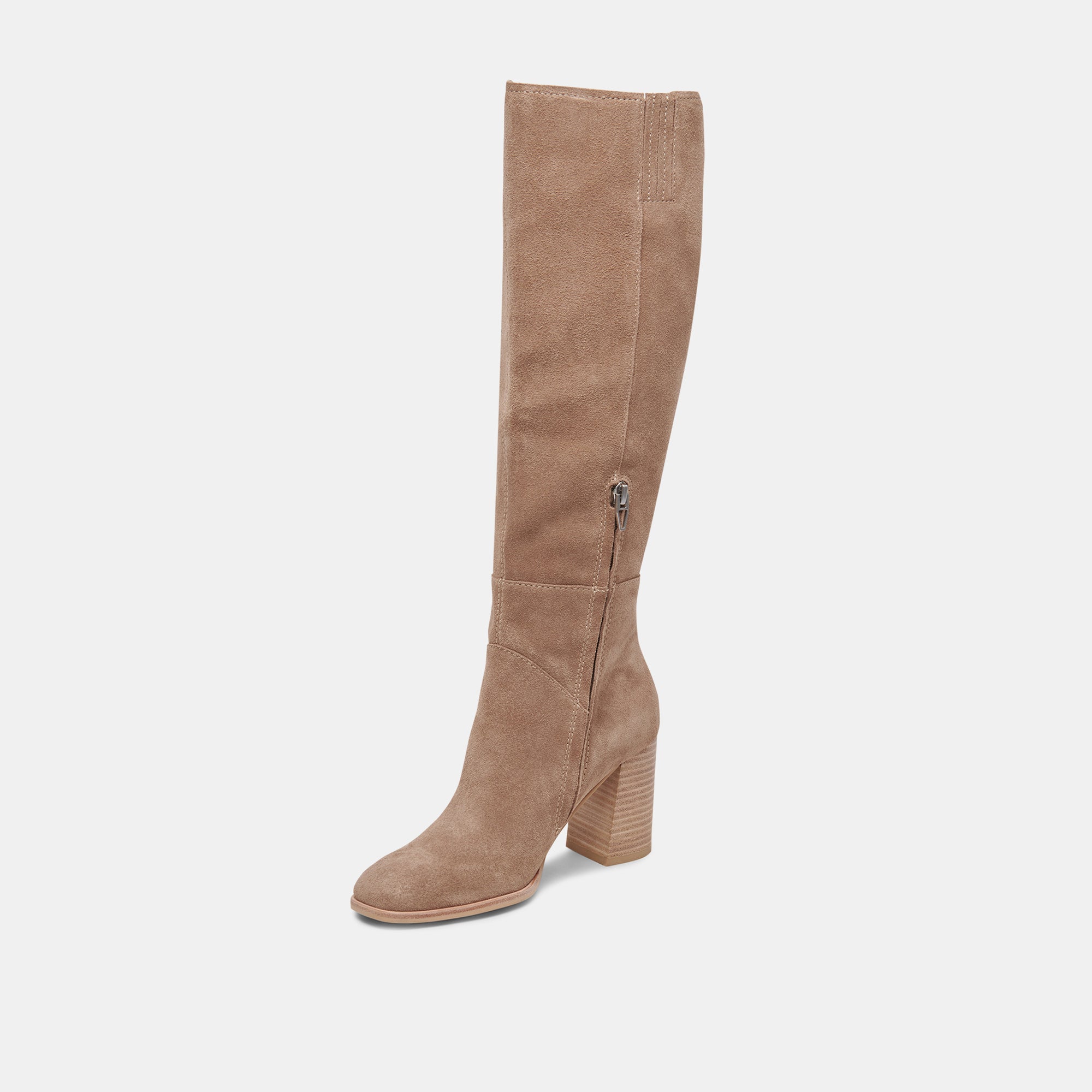 FYNN Boots Truffle Suede | Knee-High Truffle Suede Boots
 – Dolce Vita / Dolce Vita