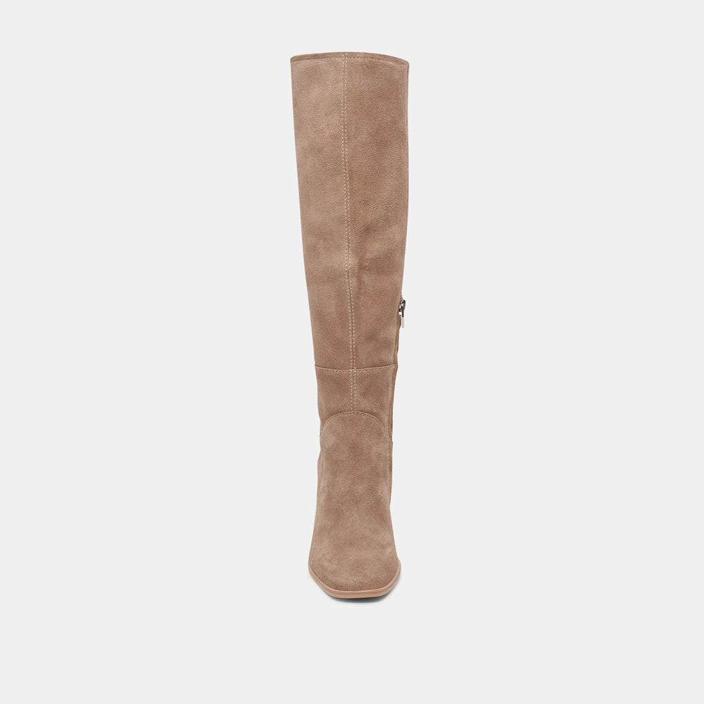 FYNN Boots Truffle Suede | Knee-High Truffle Suede Boots
 – Dolce Vita / Dolce Vita