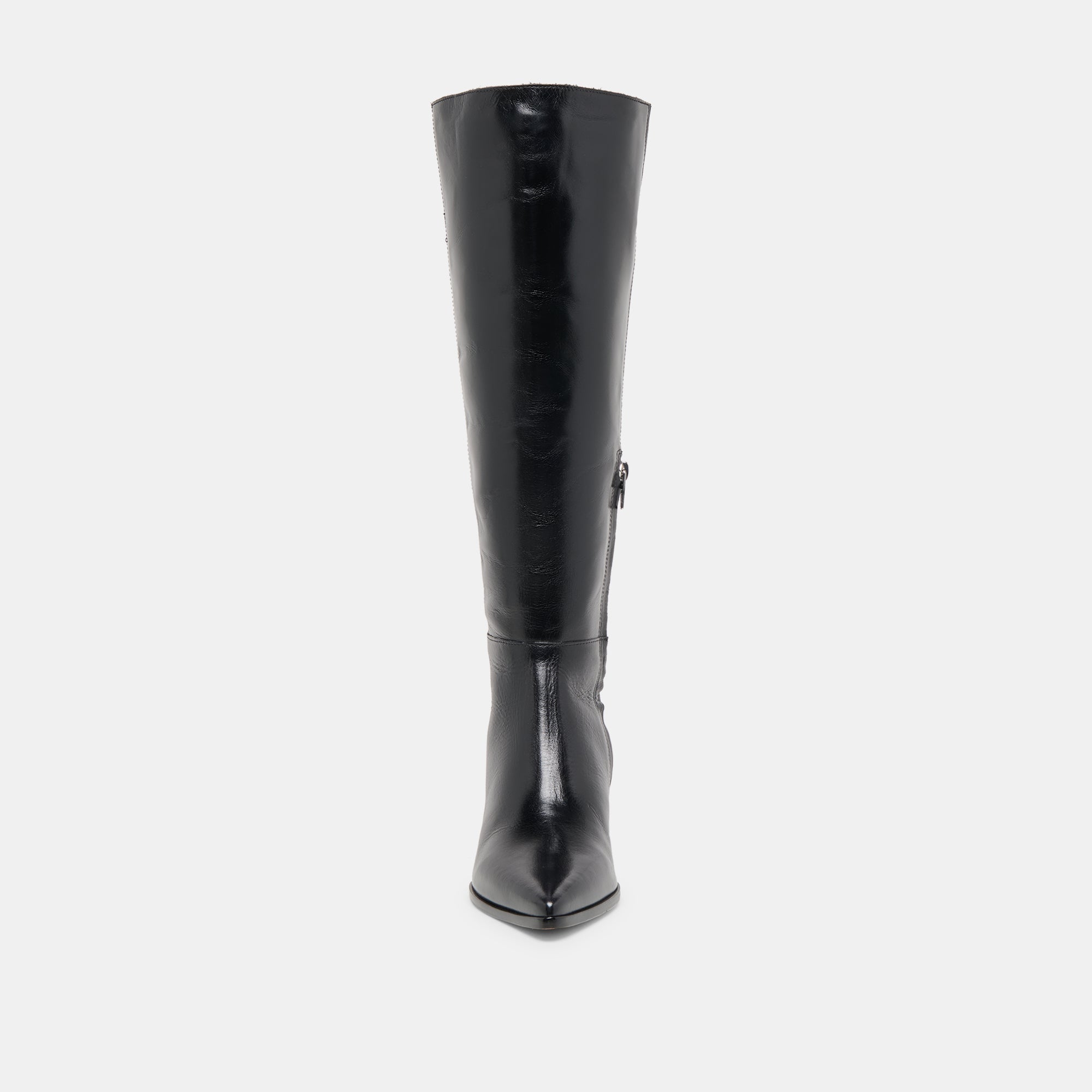 Kirson Black Leather Wide Calf Boots / Dolce Vita
