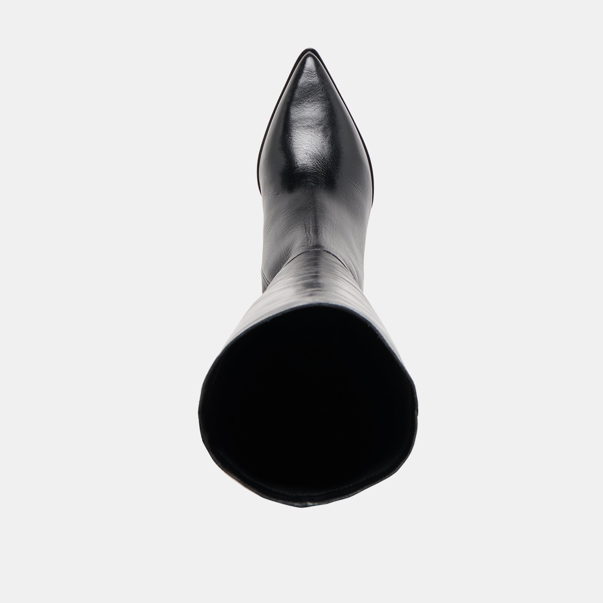 Kirson Black Leather Wide Calf Boots / Dolce Vita