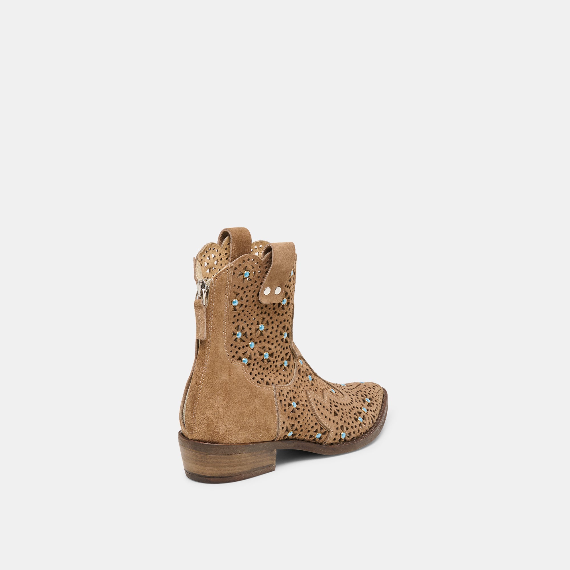 Oakly Mushroom Suede Booties / Dolce Vita