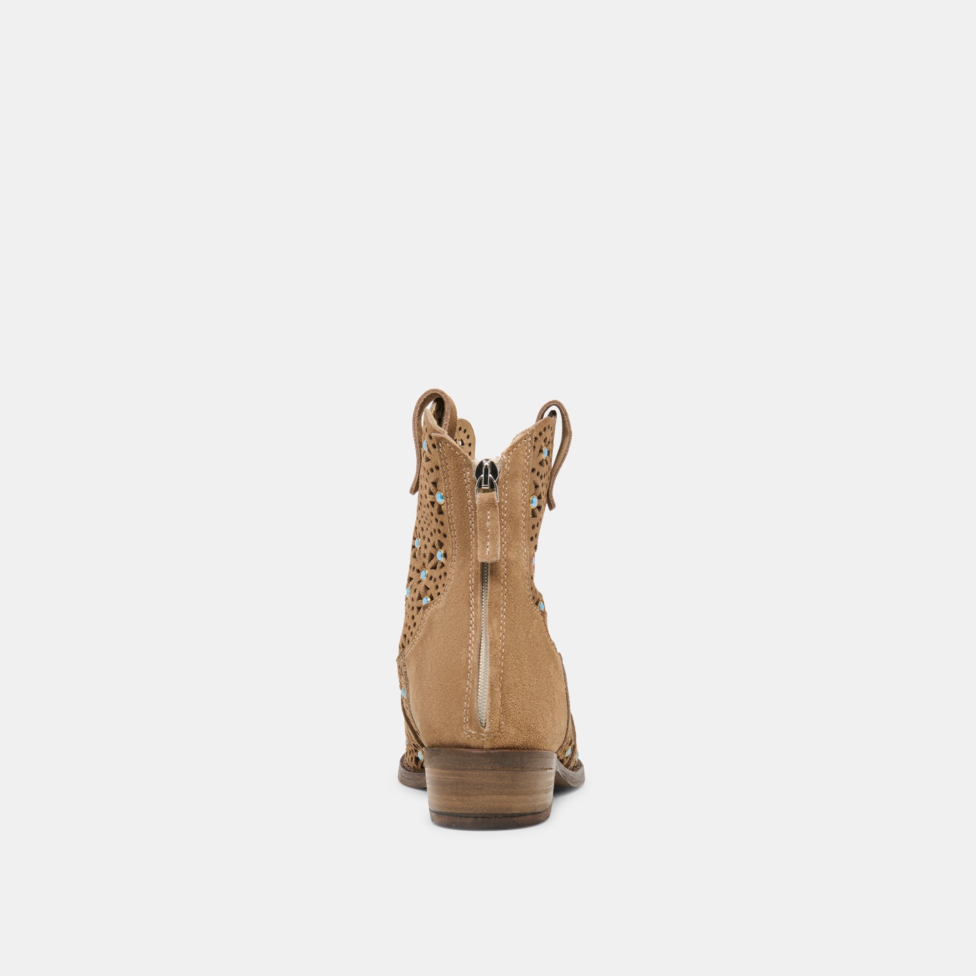 Oakly Mushroom Suede Booties / Dolce Vita